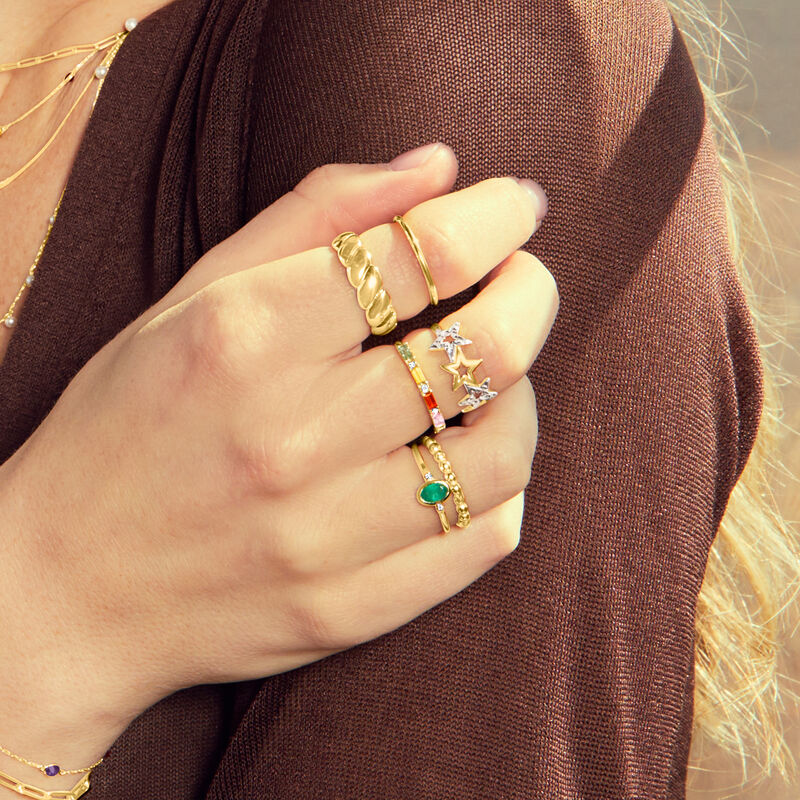 Italian 14kt Yellow Gold Ring image number 8