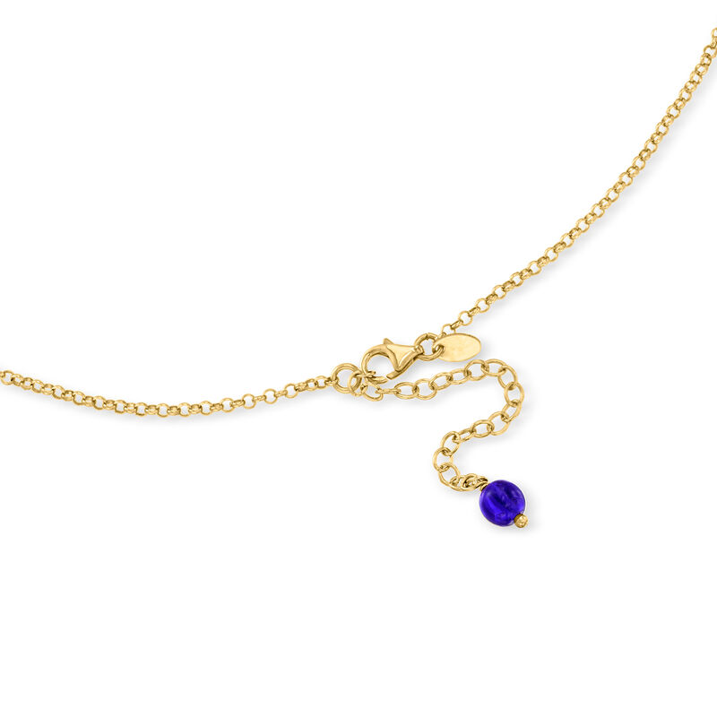 Italian Multicolored Murano Glass Bead Necklace in 18kt Gold Over Sterling. 18&quot; image number 2