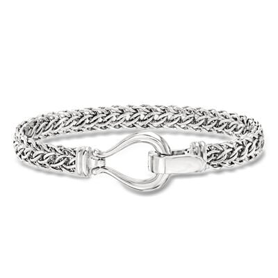 Sterling Silver Cestina-Link Bracelet