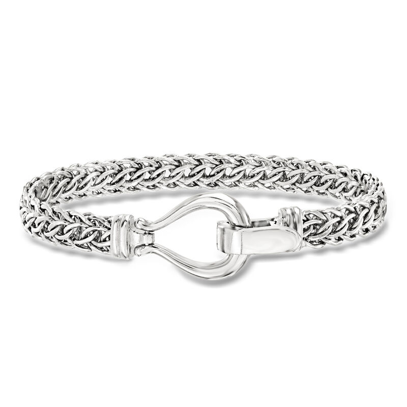Sterling Silver Cestina-Link Bracelet image number 0