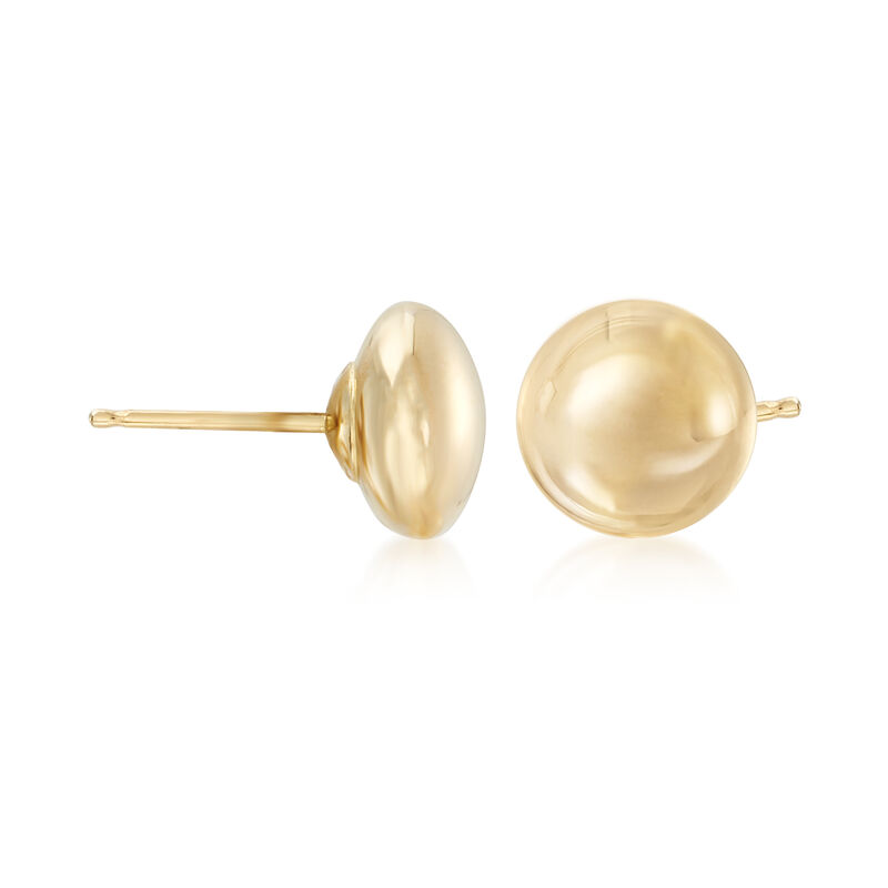 8.5mm Cultured Pearl and 14kt Yellow Gold Stud Earrings. image number 3