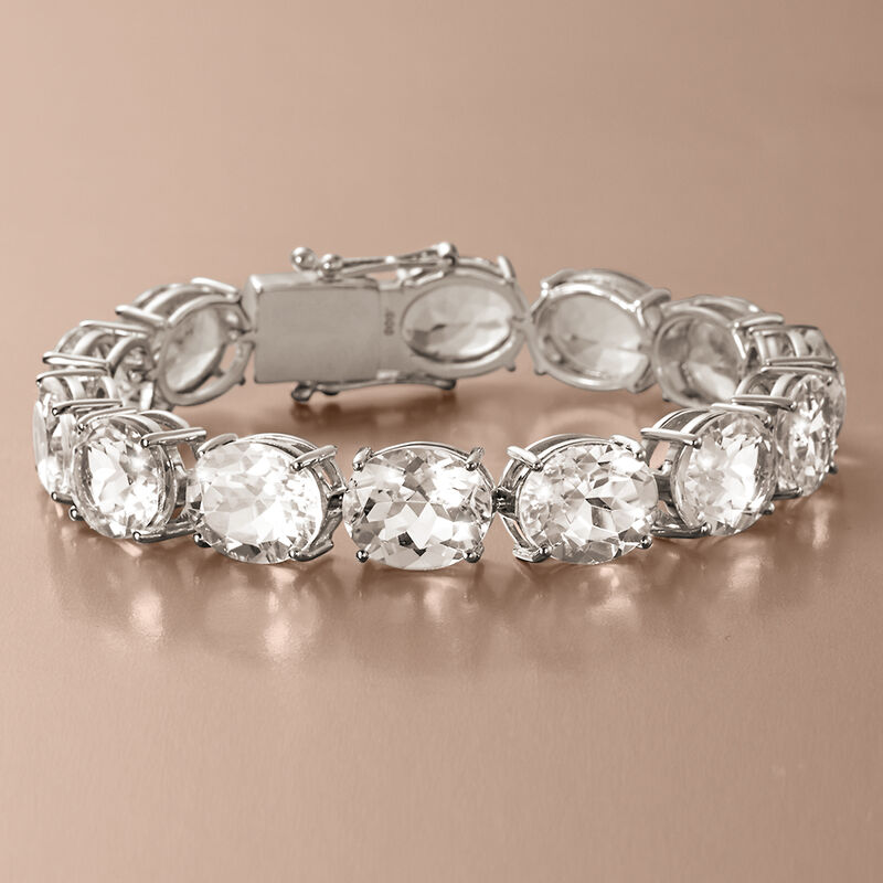 55.00 ct. t.w. Rock Crystal Bracelet in Sterling Silver image number 2