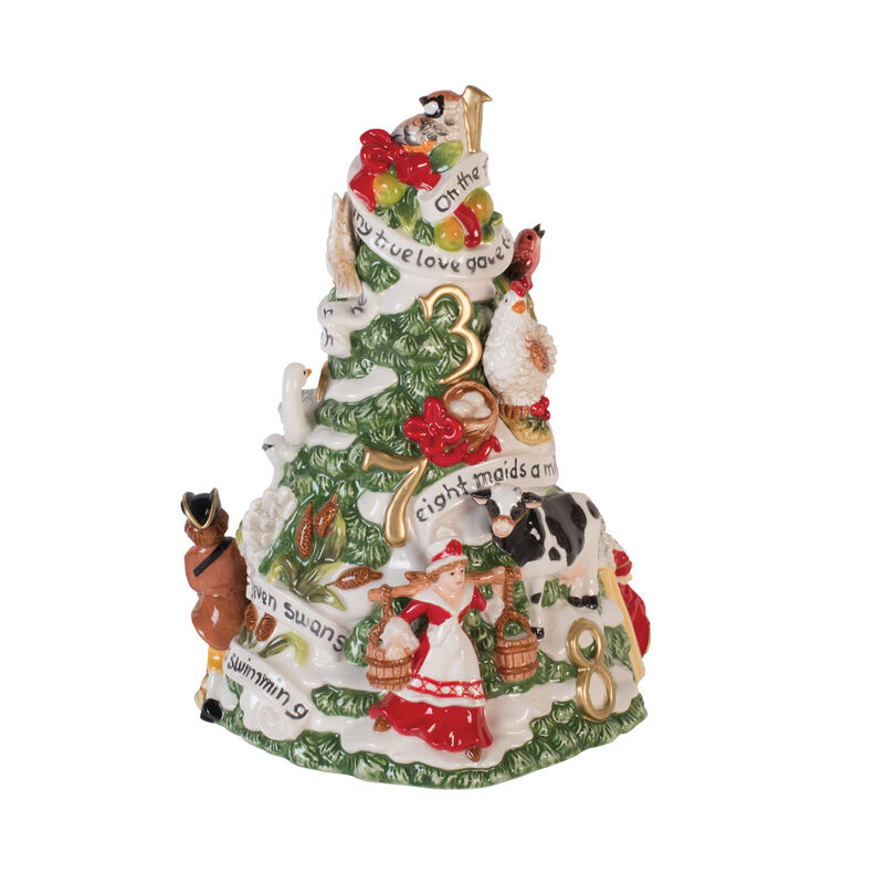 Fitz and Floyd &quot;12 Days of Christmas&quot; Limited Edition Musical Figurine image number 1