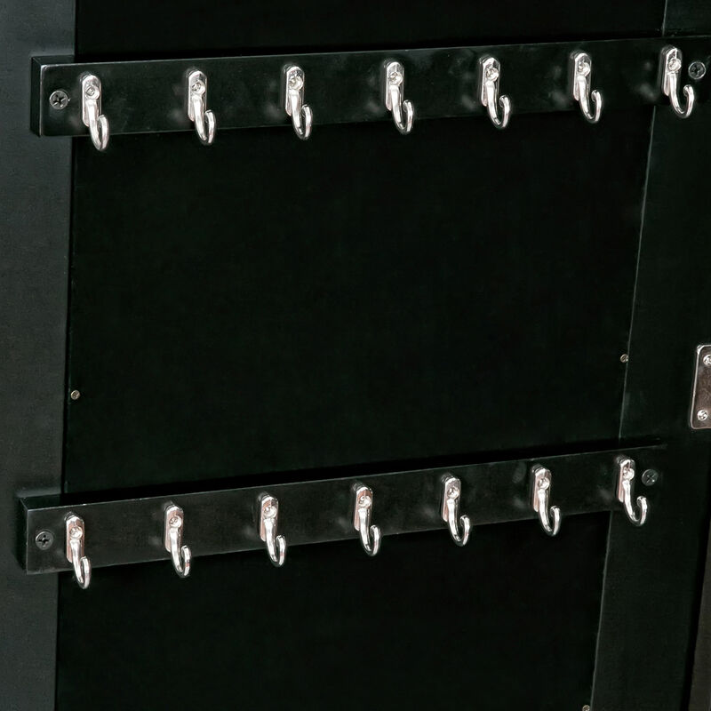 Mele & Co. "Victoria" Java-Finish Jewelry Armoire  image number 3