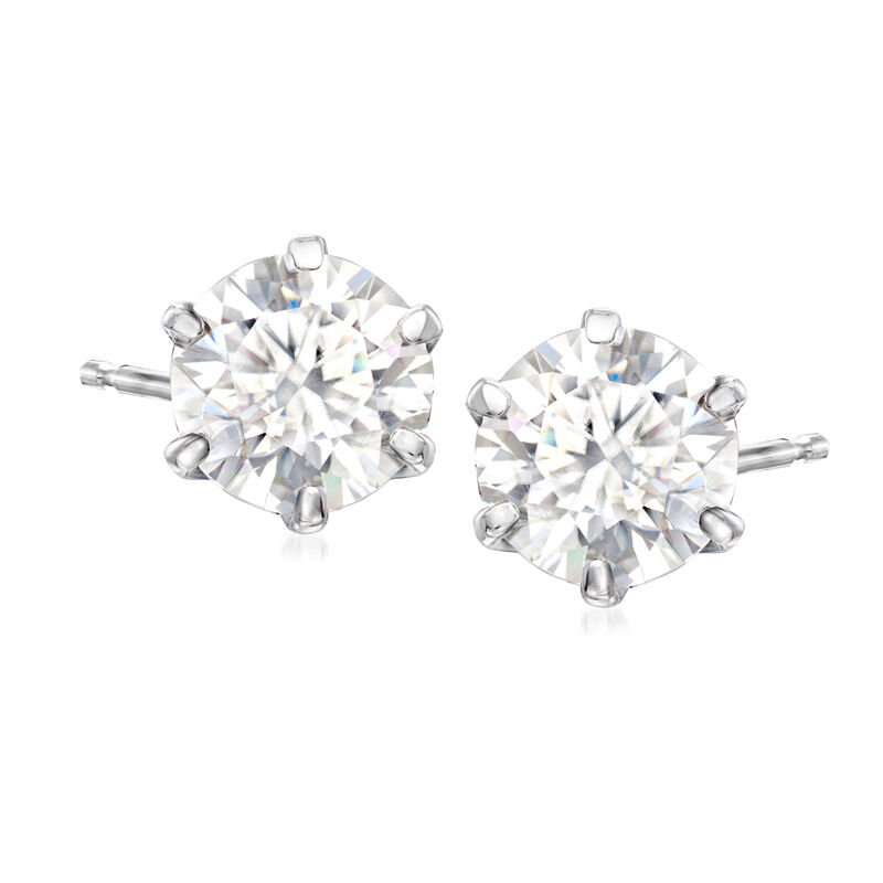 5.00 ct. t.w. Moissanite Stud Earrings in Sterling Silver  image number 0