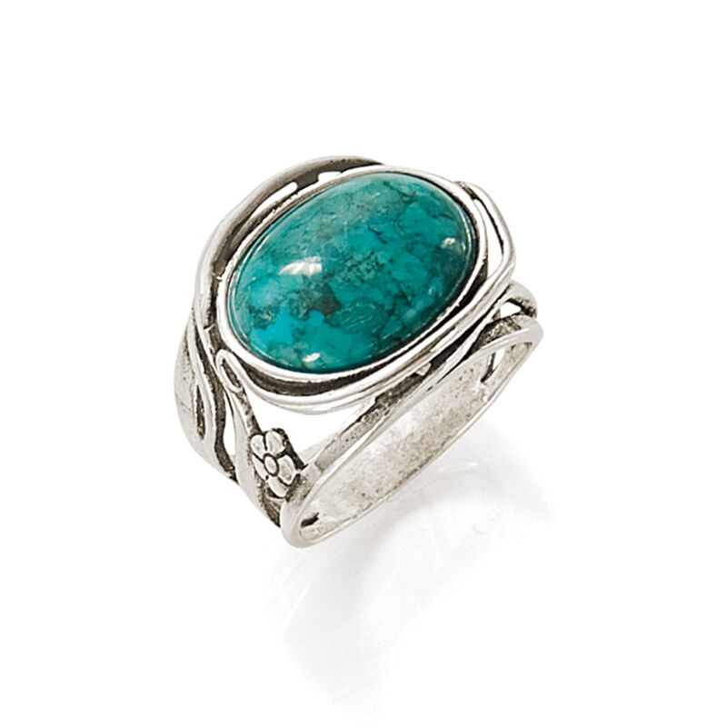 Turquoise Ring in Sterling Silver image number 3