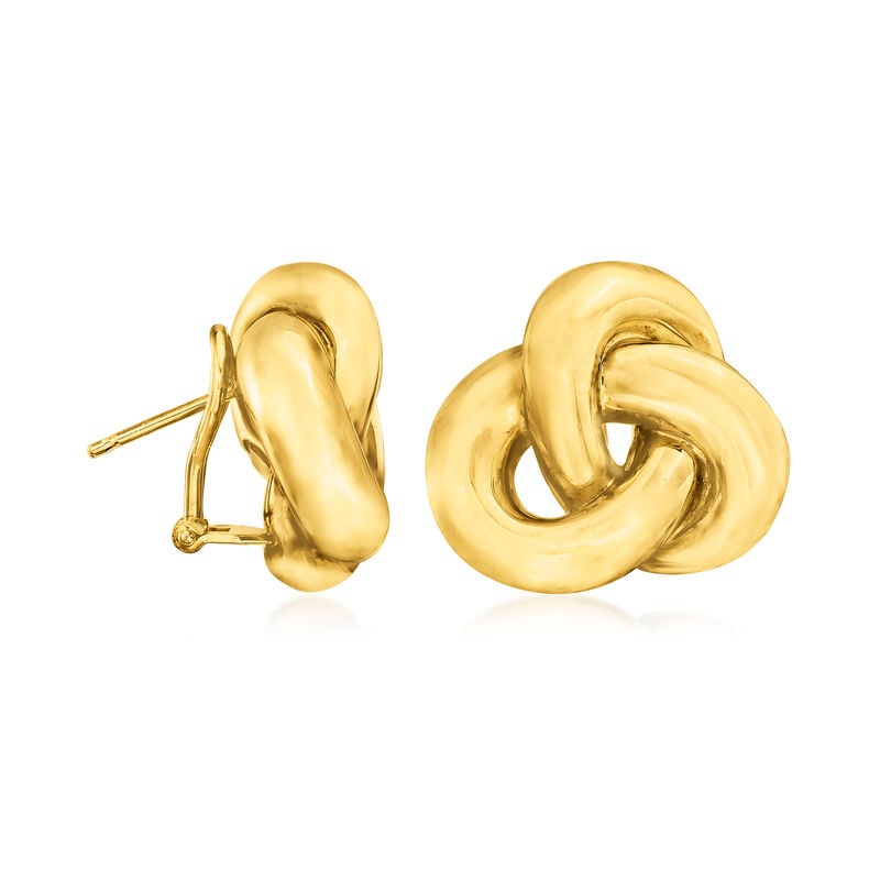 Roberto Coin 18kt Yellow Gold Knot Earrings image number 2