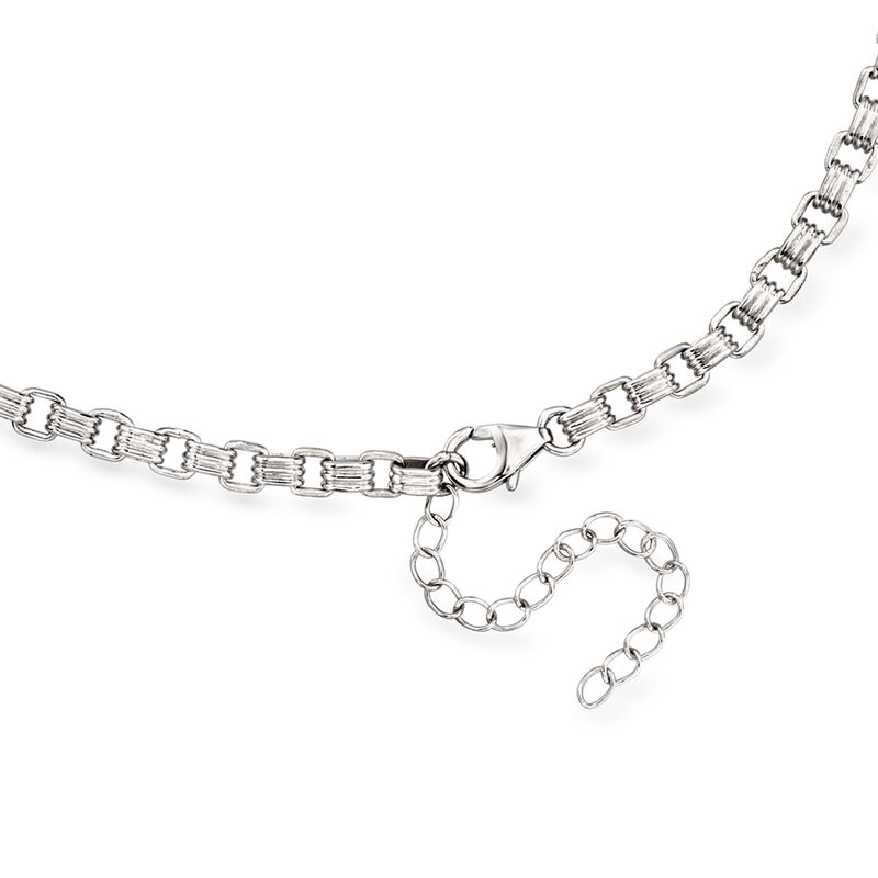 52.00 ct. t.w. Amethyst Necklace in Sterling Silver. 18&quot; image number 2