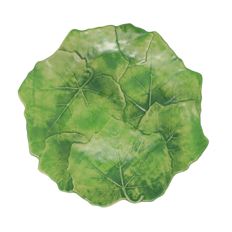 Dinner Plate - Vietri "Foglia" Green Dinnerware from Italy image number 0