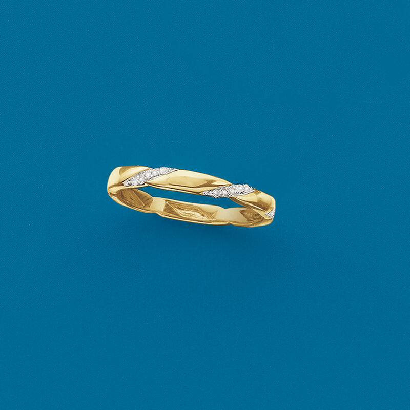 .10 ct. t.w. Diamond Eternity Band in 14kt Yellow Gold image number 3