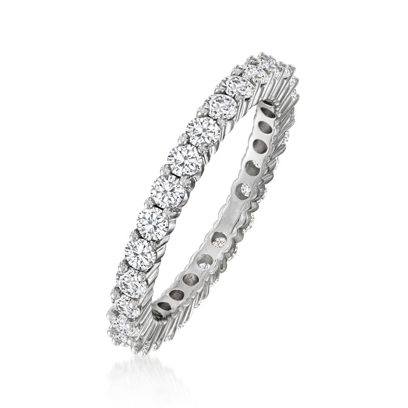 1.50 ct. t.w. Diamond Eternity Band in 14kt White Gold image number 2