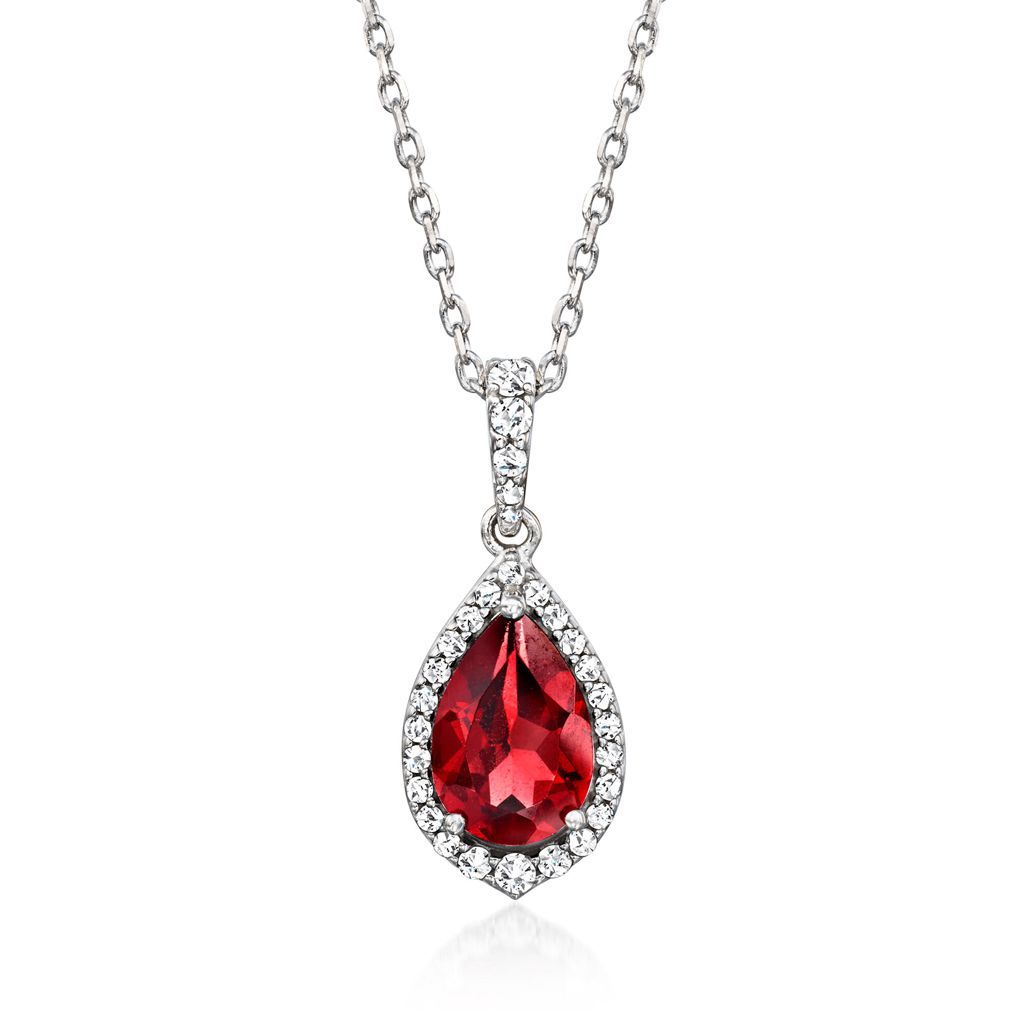 ネックレス・ペンダント ROMANTINUER SN185 Gemstone SClip Necklace Purple Spinel Necklace
