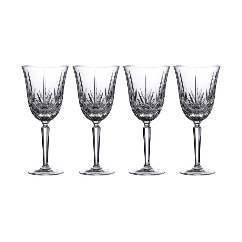 Marquis by Waterford Crystal "Maxwell" Set of 4 Goblet Glasses from Italy image number 0