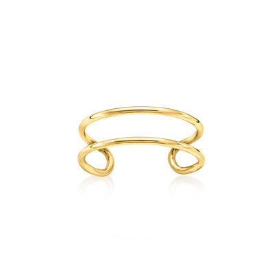 10kt Yellow Gold Two-Row Toe Ring