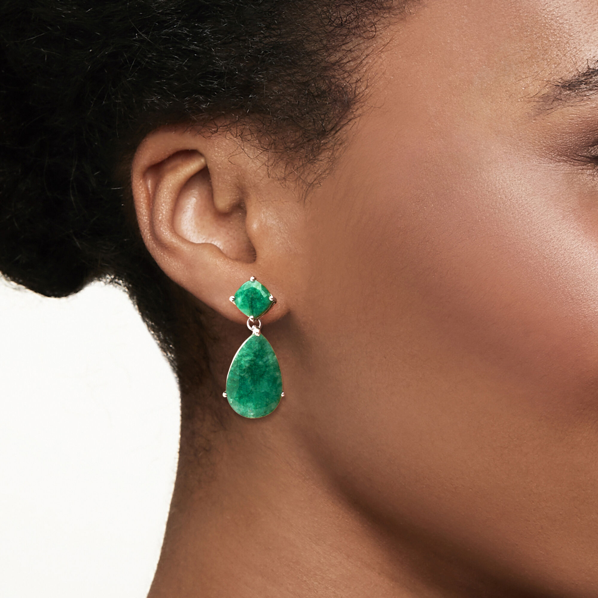 Ross simons emerald earrings hotsell