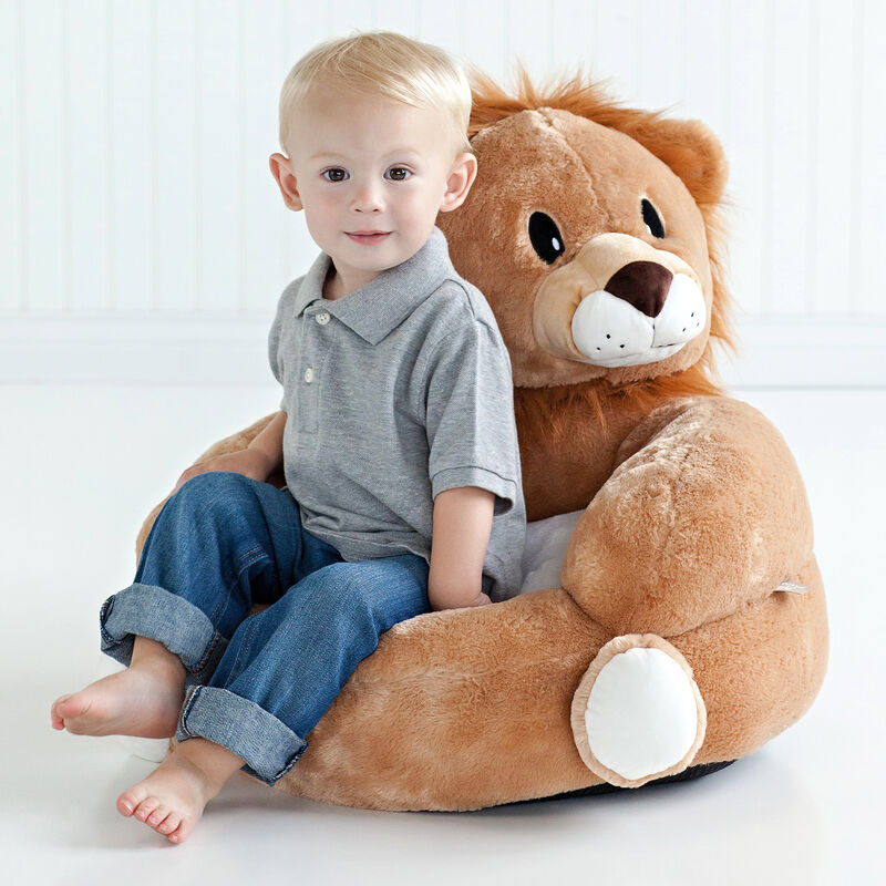 Children's Lion Plush Character Chair image number 2