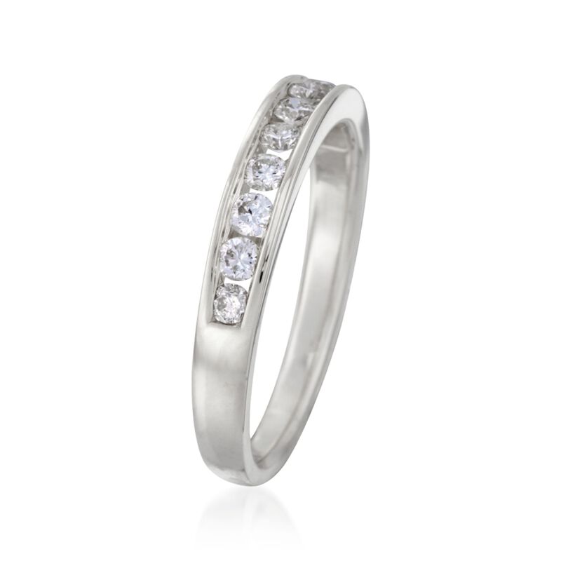 .50 ct. t.w. Channel-Set Diamond Ring in 14kt White Gold image number 1