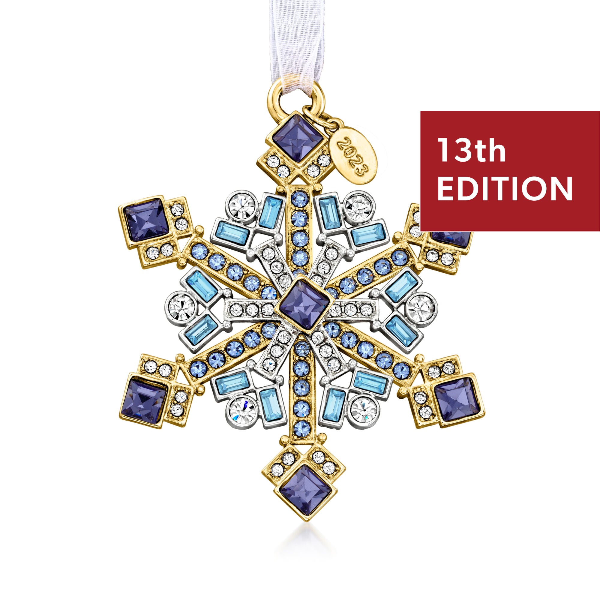 Ross-Simons 2023 Annual Multicolored Crystal Christmas Jewels
