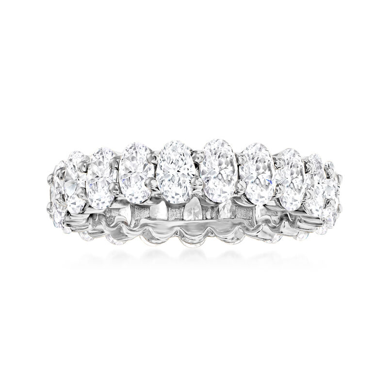 5.50 ct. t.w. CZ Eternity Ring in Sterling Silver image number 0