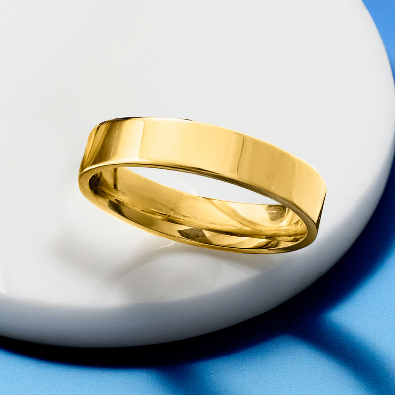 18kt Gold Vermeil Medium-Band Ring image number 3