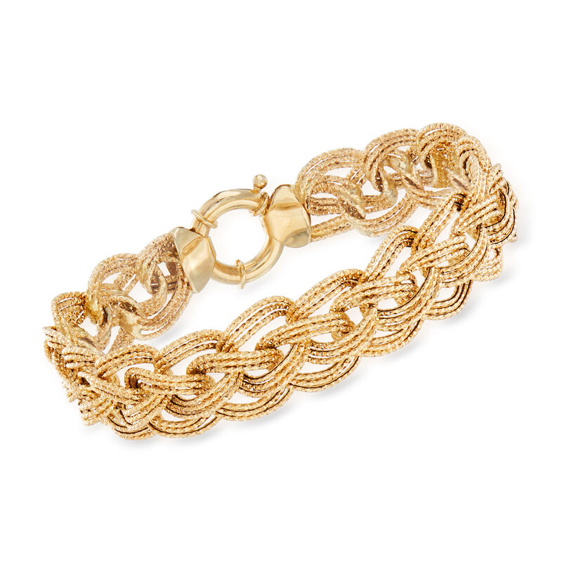 14kt Yellow Gold Multi-Link Bracelet image number 0