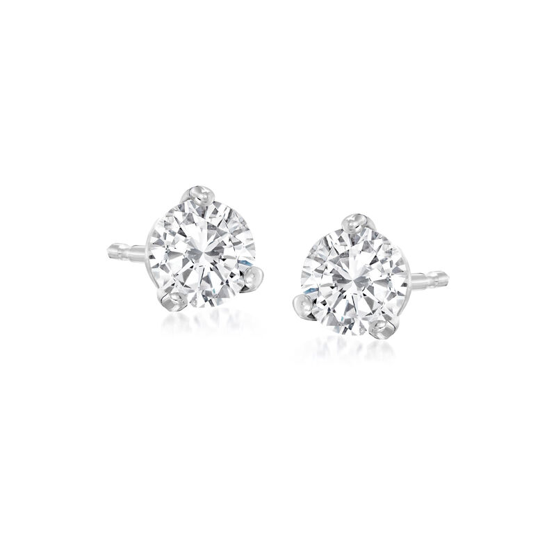 .50 ct. t.w. Diamond Martini Stud Earrings in Platinum image number 0