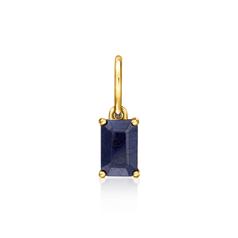 September/Sapphire - Birthstone Pendant in 10kt Yellow Gold  image number 0