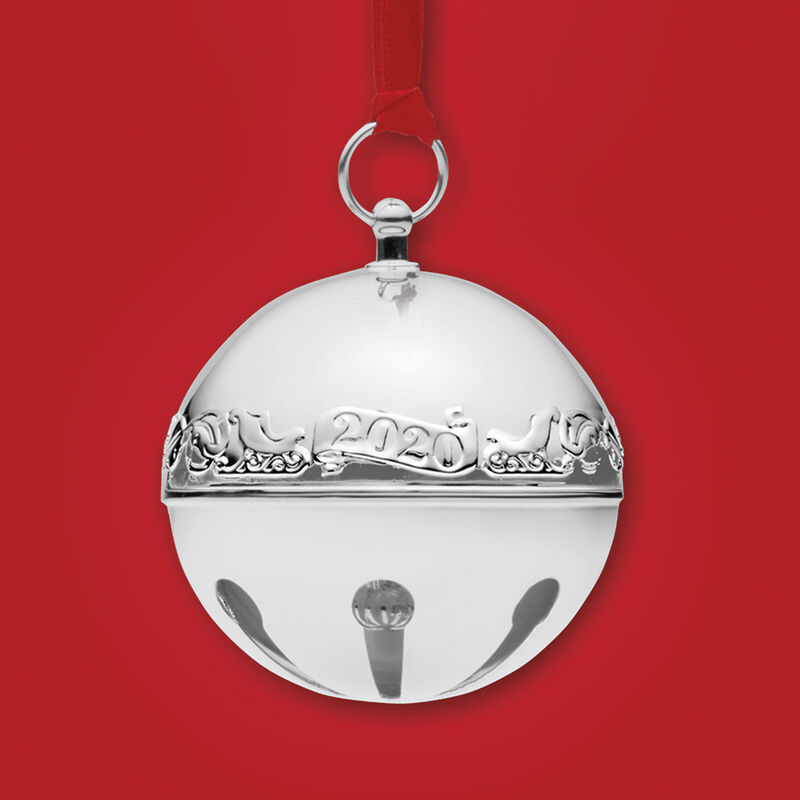 Wallace 2020 Annual Sterling Silver Sleigh Bell Ornament - 26th Edition image number 1