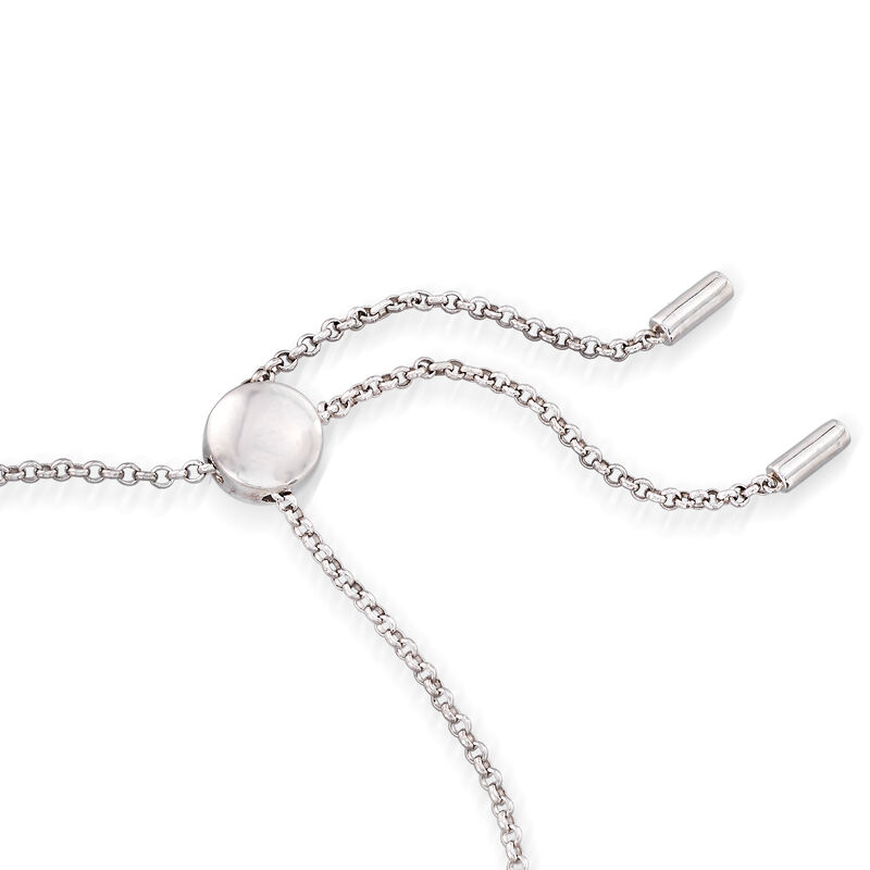Sterling Silver and 14kt Yellow Gold Sand Dollar Bolo Bracelet image number 2