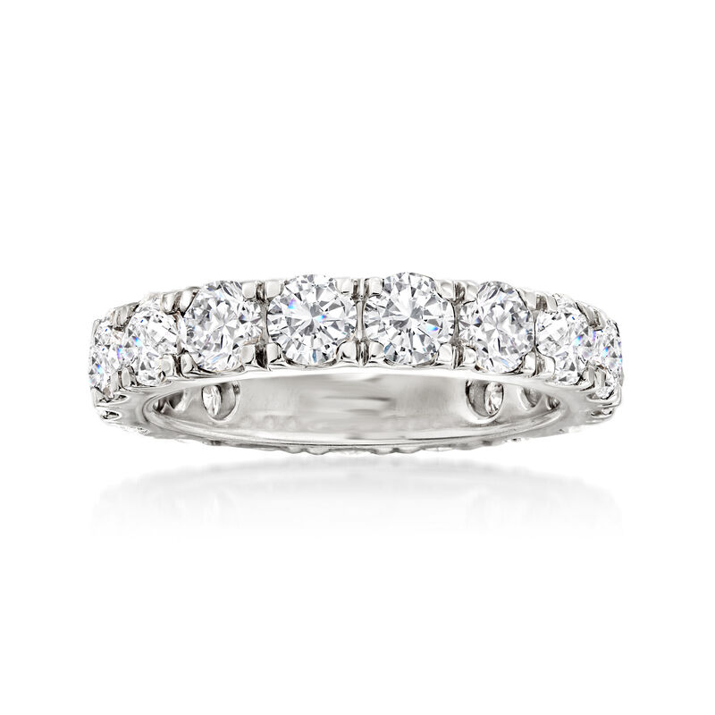 4.00 ct. t.w. Diamond Eternity Band in 14kt White Gold image number 0