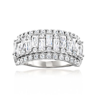 2.40 ct. t.w. CZ Ring in Sterling Silver