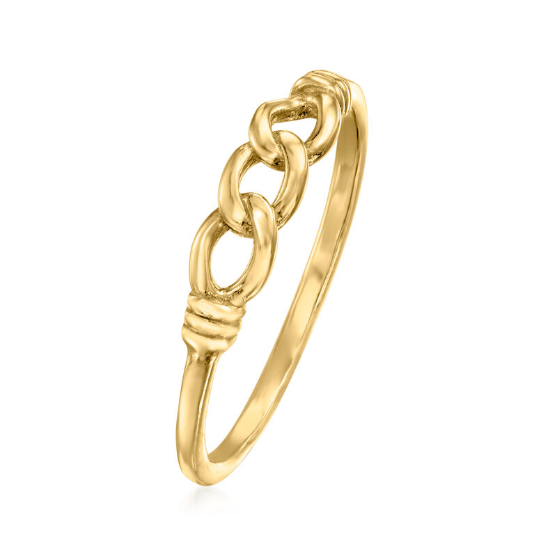 14kt Yellow Gold Three-Loop Ring image number 2