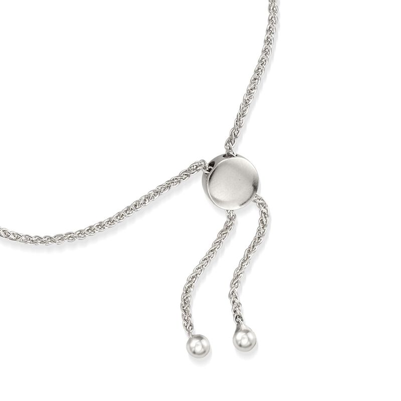 1.00 ct. t.w. Diamond Bolo Bracelet in 14kt White Gold image number 2