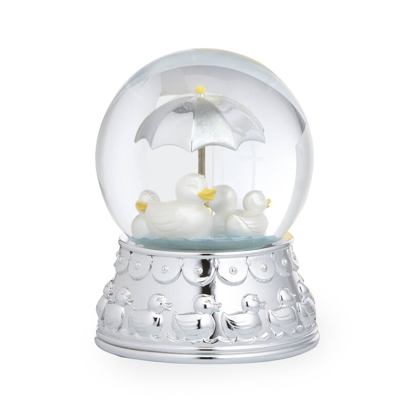 Reed and Barton &quot;Something Duckie&quot; Silver Plate Rain Globe image number 0