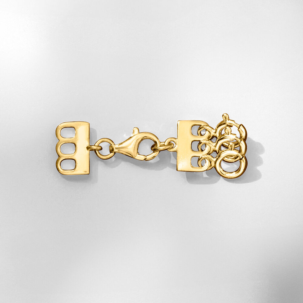 Italian 18kt Gold Over Sterling Layering Clasp