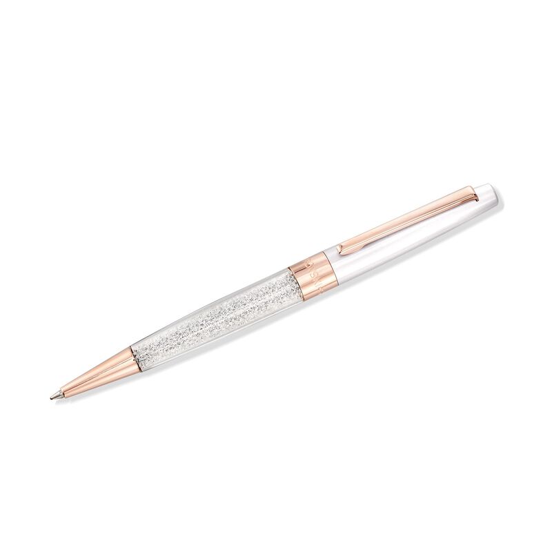 Swarovski Crystal &quot;Crystalline Stardust&quot; Crystal Ballpoint Pen in White image number 0