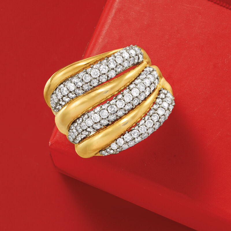 2.00 ct. t.w. Diamond Ring in 14kt Yellow Gold image number 4