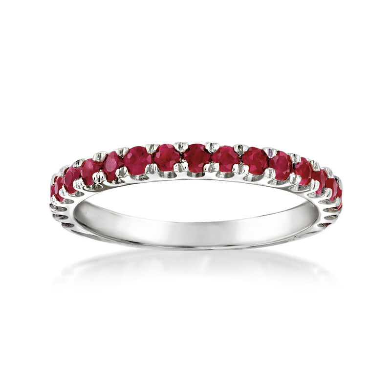 .70 ct. t.w. Ruby Ring in Sterling Silver image number 0