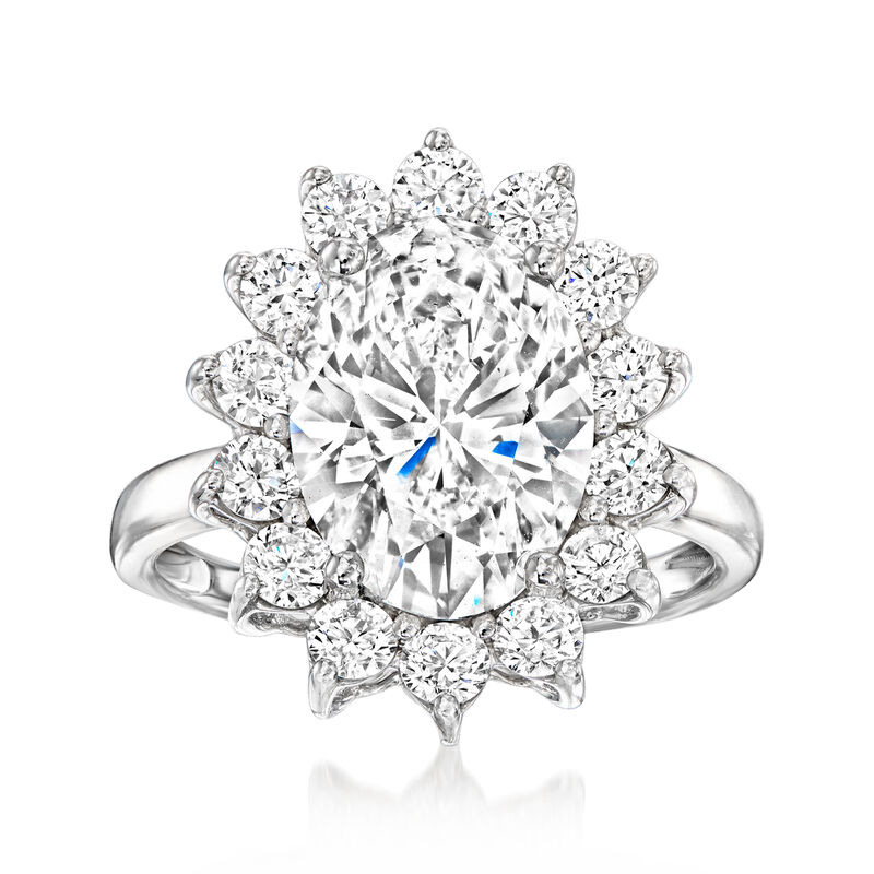 5.00 ct. t.w. Lab-Grown Diamond Ring in 14kt White Gold image number 0