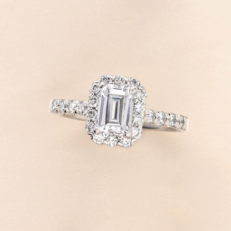 .67 ct. t.w. Diamond Engagement Ring Setting in 14kt White Gold image number 4