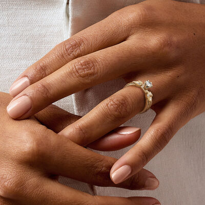 C. 1970 Vintage .40 ct. t.w. Diamond Ring in 14kt Yellow Gold