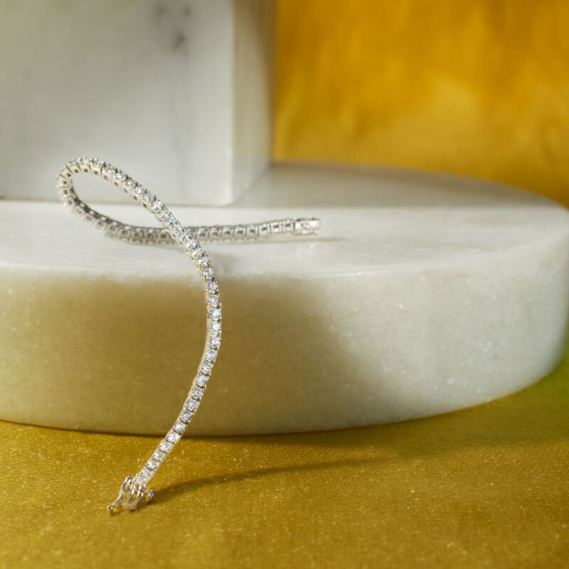 3.00 ct. t.w. Diamond Tennis Bracelet in 14kt White Gold image number 3