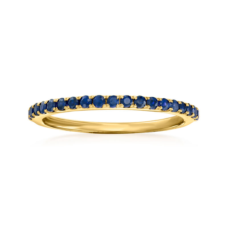 .30 ct. t.w. Sapphire Ring in 14kt Yellow Gold. Size 5 image number 0