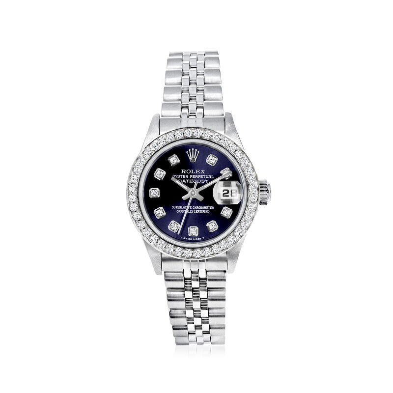 Pre-Owned Rolex Datejust Women's 26mm Automatic Stainless Steel and 14kt White Gold Watch  image number 0