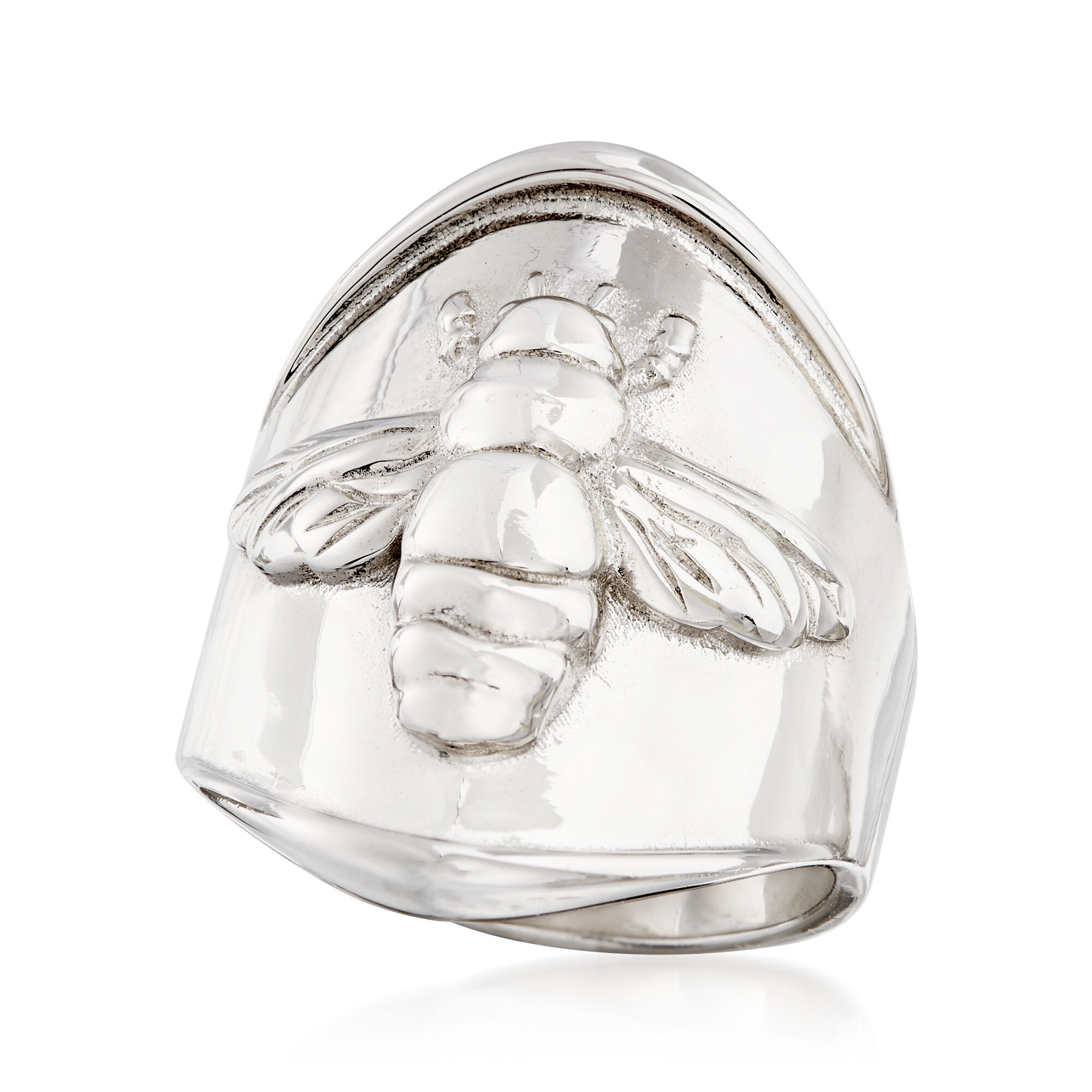 Italian Sterling Silver Bumblebee Ring