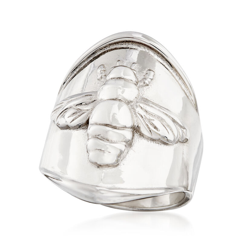 Italian Sterling Silver Bumblebee Ring image number 3