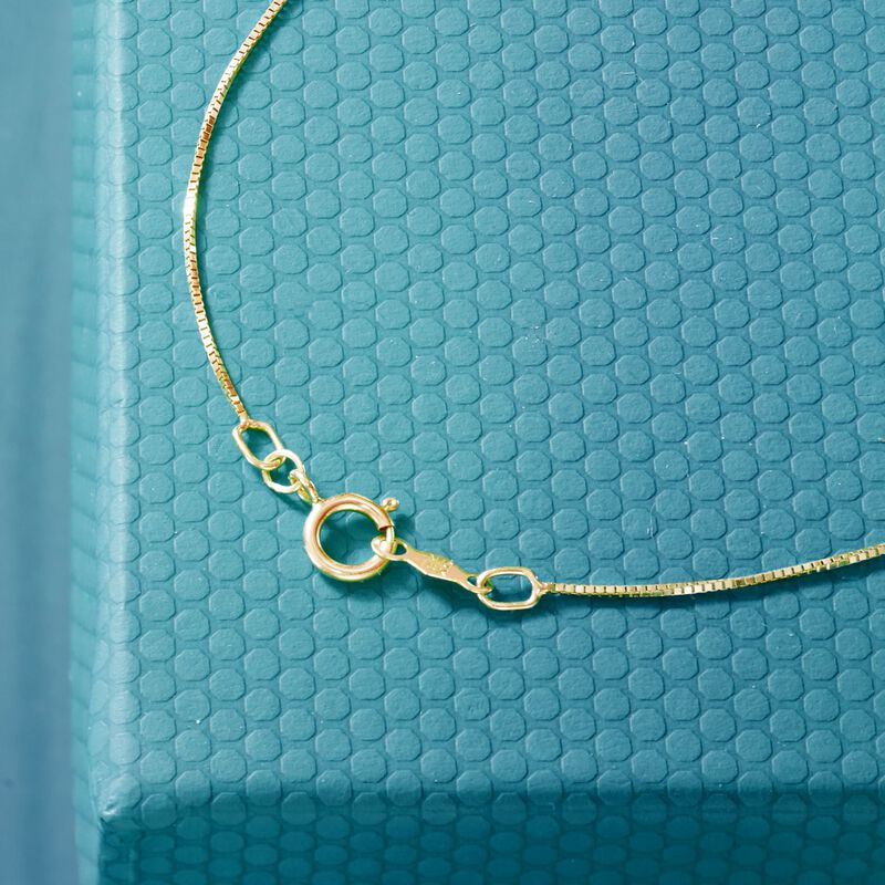 1.00 Carat Bezel-Set Diamond Solitaire Necklace in 14kt Yellow Gold image number 3