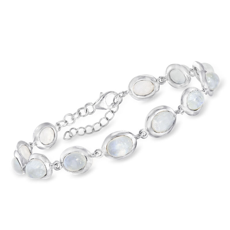 Moonstone Bracelet in Sterling Silver image number 0