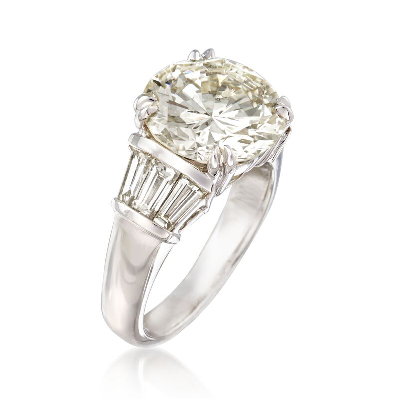 Majestic Collection 6.73 ct. t.w. Diamond Ring in 18kt White Gold. Size 7 image number 2
