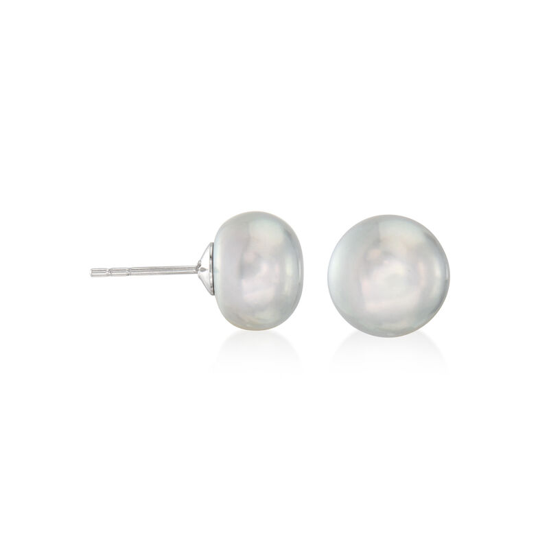 8-8.5mm Multicolored Cultured Pearl Jewelry Set: Eight Pairs of Stud Earrings with Sterling Silver  image number 4